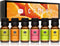 P&J Trading Citrus Set of 6 Fragrance Oils - Lemon, Lime, Orange, Bergamot, Grapefruit, Lemongrass Scents for Candle Making, Soap Making, Diffuser...