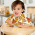 Pizza Slice With Fruit Vegetable Muslin Burp Cloths for Baby 1 Pack Soft 100% Cotton Baby Washcloths Bibs for Boy Girl...
