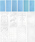 Tosnail 14 Pieces Fondant Impression Mats Molds Lace Embossing Mat for Gum Paste, Cupcake, Biscuits, Fondant Cake, Wedding Cake Decoration...