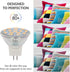 Simba Lighting LED MR11 Flood Light Bulbs (4 Pack) 12V 3W 20W Halogen Replacement 2-Pin 240lm for Landscape, Accent, Track Lights, and Christmas T...