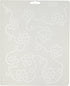 Quilting Creations Small Floral Background Quilt Stencil...