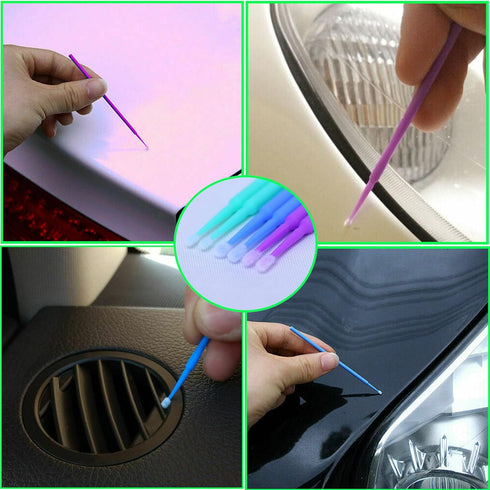 300Pcs Touch Up Paint Brushes,Repair Paint Brushes,for Automotive Paint chip Repair,Stone Chips,Scratches,Clearance Cleaning, Available in 2.5 mm,...
