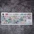 Gliging Translucent Keycaps PBT Dye Sublimation OEM Profile 108 Keycap Set Japanese Anime Keycap Keyset with Puller for Cherry Mx Gateron Kailh Sw...
