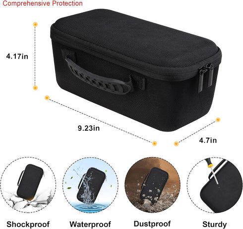 Speaker Carrying Case for Sony ULT Field 1 Wireless Ultra Portable Bluetooth Compact Speaker, IP67 Waterproof Speaker Travel Protective Bag Storag...