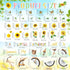 Summer Bulletin Board Decorations Set 3D Sunflowers Cutouts Bicycle Butterfly Leaves Paper Cutouts Classroom Decorations for Preschool Summer Home...