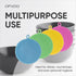Silicone Sponge 8 Pcs - Heat Resistant Silicone Scrubber - Washing Silicone Dish Scrubber - Double Sided Food Grade Silicone Sponge for Cleaning...