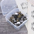60 Pcs Metal Zipper Stopper, Zipper Repair Kit for Jackets, Zipper Replacement Slider, Bottom Stop Replacement, Zipper Insertion Pin, for Coats Ja...