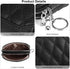 XEYOU Small Coin Purse Pouch Wallet Genuine Leather Change Coin Purse Holder for Women with Keychain Ring...