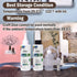 OBSEDE Craft Glue Dries Clear Art Adhesive 4fl oz/120ml with Fine Metal Tip Bottle Applicator Kit for DIY Crafts Glitter Paper Card Decoupage Scra...