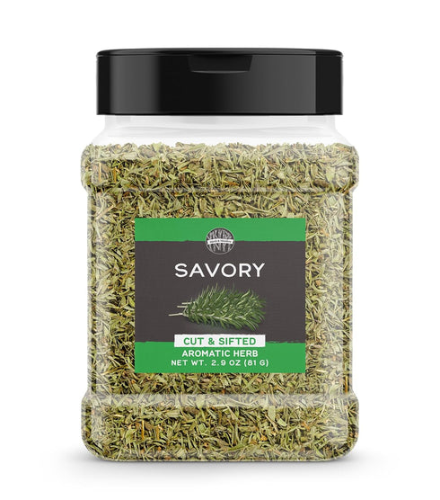 Birch & Meadow Savory, Cut & Sifted, Aromatic Herb (2.9 Ounce)...