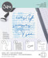 Sizzix Layered Reusable Crafts 4PK Scroll Text by Olivia Rose | 664916 | Chapter 4 2022 Stencils, Mulitcolour...