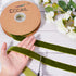arricraft 18.5 Yards × 1 Inch Single Side Velvet Ribbon, Green Velvet Ribbon,Satin Ribbon Roll for Wedding, Gift Wrapping, Hair Bows, Flower Arran...