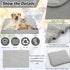 Pet Dog Cooling Bed Mats,Self Cooling Pet Dog Cool Mat Pads for Dogs Cats Indoor and Outdoor (Grey, X-Large)...