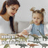 Mini Jurassic Dinosaur Figures Set 12 Pcs Plastic Rubbery Educational Action Playset for Children Science Play Best for Birthday Party Favors (Jur...