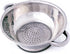 Rust Proof Stainless Steel Kitchen Colander for Straining, Steaming, Draining & Rinsing (9.25- Inch)...