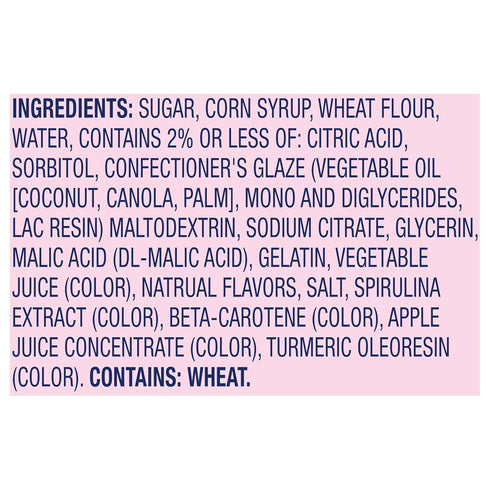 SweeTARTS Ropes, Candy, Twisted Rainbow Punch, Soft and Chewy, 9 oz...