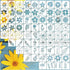70pcs Small Flower Stencils for Painting on Wood Tiny Nature Leaf Stencils and Patterns Leaves Vine Stencil Floral Template Paint Stencils on Art ...