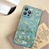 Compatible with iphone 15 Pro Phone Case,Art Van Gogh Almond Blossom Aesthetic Blue Flower Floral Thin Case,Slim Soft TPU Waterproof Shockproof Pr...