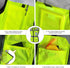 Reflective Vest for Women, Mesh Womens Safety Vest with 11 Pockets and Zipper, Hi Vis Neon Construction Work Vest for Lady Surveyors/Workers, Snug...