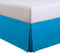 FRESH IDEAS Ideas Kids Twin Bed Skirt - Lux Hotel Tailored Microfiber Bedskirt, Classic 14" Drop Length - Blue...