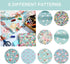 Hanjunzhao Green Fat Quarters Fabric Bundles, Precut Quilt Sewing Quilting Fabric, 18 x 22 inches (Green Floral)...
