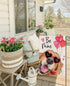 Valentines Day Dog Be Mine Garden Flag 12x18 Double Sided,Golden Retriever with Balloons Small Yard Flag,Seasonal Outdoor Decor for Anniversary We...