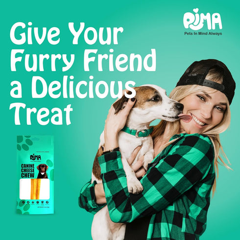 PIMA - Canine Cheese Chews, Natural Yak Chews for Dogs 35 lbs or Smaller, Lactose-Free Yak Cheese Dog Chews, Long Lasting Dog Chews with Protein a...