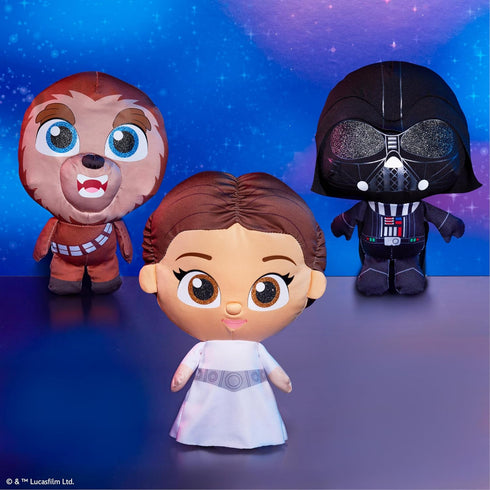 Just Play Star Wars™ Doorables Puffables Plush – Star Wars: A New Hope™, 10-inch Collectible Plush Featuring Glitter Eyes, Styles May Vary, Kids T...