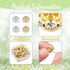 Waydress 200 Pcs 8mm Rhinestone Beads for Crafting, Shiny Round Disco Beads Bulk for Jewelry Making for DIY Bracelet Necklace Earring(Gold, Silver...