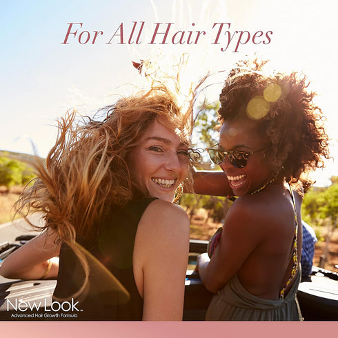 New Look Hair Growth Support Vitamins for Women and Men | Clinical Strength Supplement for Hair Loss | Supports Thicker, Fuller Hair with Biotin -...