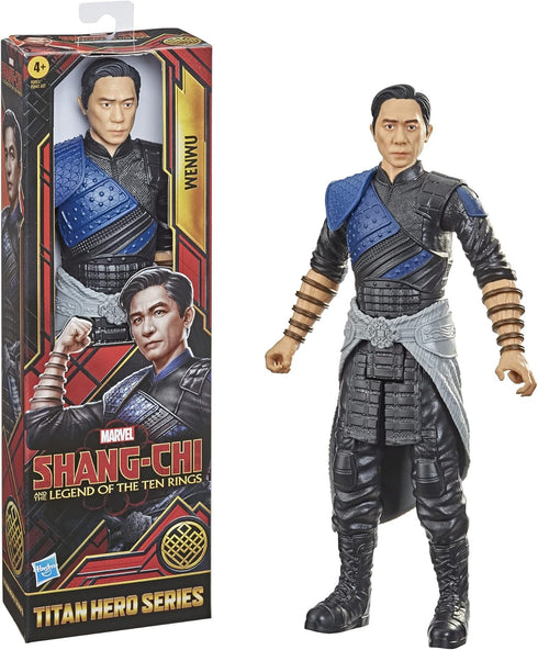 Marvel Hasbro Titan Hero Series Shang-Chi and The Legend of The Ten Rings Action Figure 12-inch Toy Wenwu for Kids Age 4 and Up, Black...