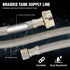 Highcraft CNCT27413-OM1 Tank Supply line, 12 in, Stainless Steel...