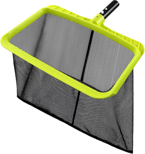 Pool Net - Pool Skimmer Net with Reinforced Frame without Pole, Larger Capacity Swimming Pool Leaf Skimmer Net for Cleaning, Firm Deep Rake Net wi...