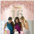 Sweet 16th Birthday Banner Backdrop Decorations for Girls, Rose Gold 16 Birthday Party Sign Supplies, Pink 16 Years Old Birthday Poster Background...