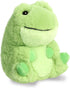 Aurora® Round Rolly Pet™ Riberto Frog™ Stuffed Animal - Adorable Companions - On-The-Go Fun - Green 5 Inches...
