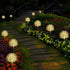 Solar Garden Lights Outdoor-2 Pack Outdoor Decorative Garden Lights, Waterproof Solar Outdoor Lights Auto ON/Off Solar Lights for Garden Gifts for...