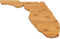 Camco 53111 Bamboo Cutting Board, Florida-Shaped - Perfect for Kitchen Use or Wall Decoration - Moisture Resistant...