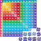 Multiplication Chart Puzzle,21" x 21" Multiplication Game Table for Kids Ages 7+, Math Game Math Manipulatives Learning Educational Toy - 1st,2nd,...