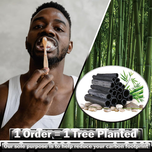 20 Count Bamboo Toothbrushes (Soft+Medium), Natural Wood Toothbrushes Bulk, Eco-Friendly, BPA Free, Biodegradable & Compostable Charcoal Wooden - ...