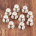dophee 10Pcs Mini Drawer knobs Jewelry Box Wooden Cases Pulls Cabinet Cupboard Dresser Closet Chest Bin Handles, Zinc Alloy, 0.39"x0.43", Silver...