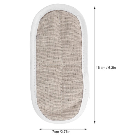 Wormwood Moxibustion Pad, Ramie Cotton Fabric Hot Compress Bag Pack Self-Heating Patches Health Care for Neck Wrist Shoulder...