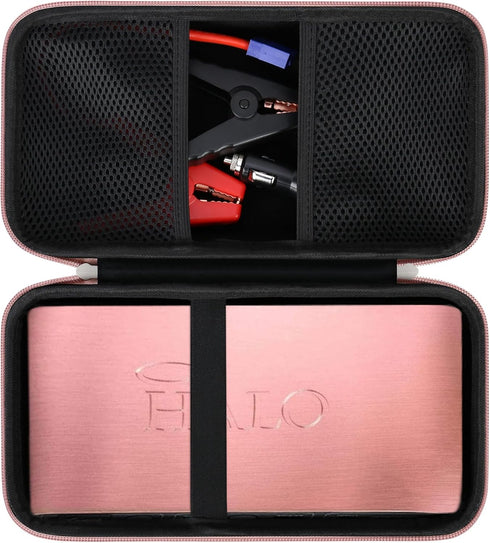Hard Travel Case for Halo Bolt Air 58830/Halo Bolt Air+ 55500 mWh Portable Emergency Power Kit, Power Bank Storage Holder with Mesh Pocket for AC ...
