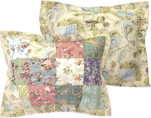 Greenland Home Fashions Blooming Prairie Sham-Multi, Standard 20x26-inch, Multicolor...