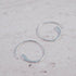 Boma Jewelry Sterling Silver Pull Through Hoop Earrings...