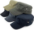 Hidden Pocket Cadet Army Hat Quick Dry Military Style Flat Top Baseball Dad Sun Cap...