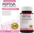 Peptiva Probiotics for Women's Health - Women's Probiotic and Digestive Support, 25 Billion CFU, Multi-Strain Probiotic, Lactobacillus Acidophilus...