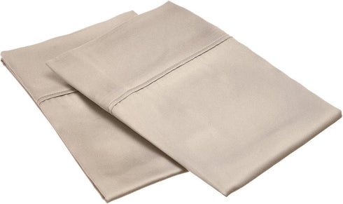Superior MO300KGPC SLIV, 100% Modal from Beech 300 Thread count Envelope closure pillowcases, King, Ivory, 2 Piece...