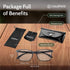 cloudfield Anti Blue Light Glasses for Men & Women I Non Prescription Blue Light Glasses for Computer I Ease Digital Eye Strain...