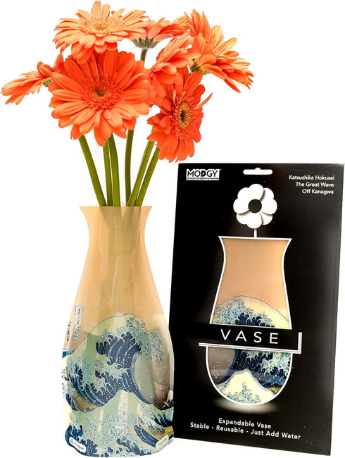 MODGY Expandable Flower Vase Plastic Decorative Modern Vases for Flowers Centerpieces Dining Table Decor Living Room Bathroom Wedding Office, The ...