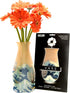 MODGY Expandable Flower Vase Plastic Decorative Modern Vases for Flowers Centerpieces Dining Table Decor Living Room Bathroom Wedding Office, The ...